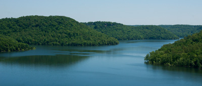 View from overlook on 56